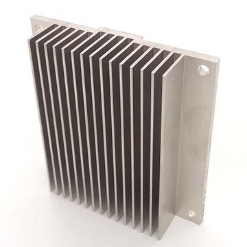 China 6063 Aluminum Radiator Custom CNC Machining China Corner Joint Applied For Radiator With Clear Anodizing for sale