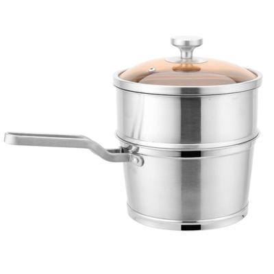 China Viable high quality double bottom stainless steel soup pot factory direct sales for sale