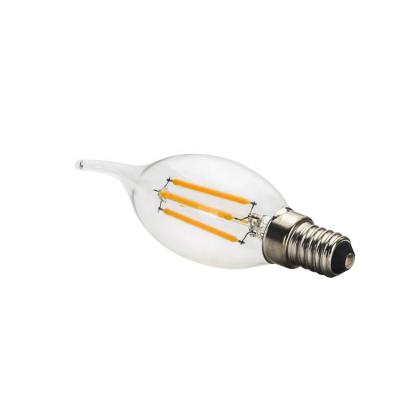 China Illumination hot sale c35 light fixture 4w led filament lamp e14 c35 led filament lamp bulb led down light /lightbulb for sale