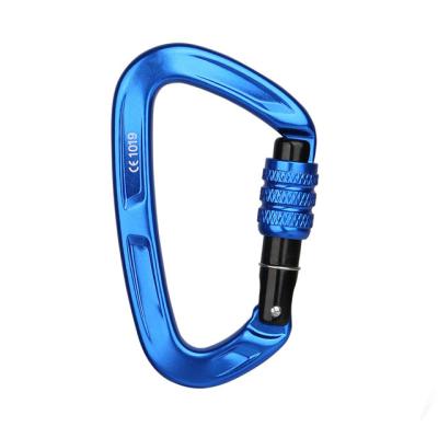 China Heavy Industry Carabiner Clip Heavy Duty, 25KN Lightweight Self Locking Caribeaners Clips for Hammock, Key Chain, Camping and Hiking for sale