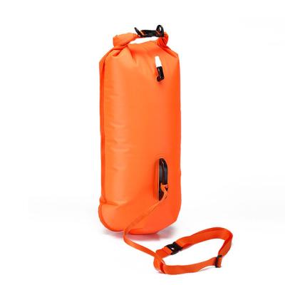 China 190T Nylon Coated PVC Cylinder Desktop Dry Bag Swim Safety Diving Buoy For Swimming for sale