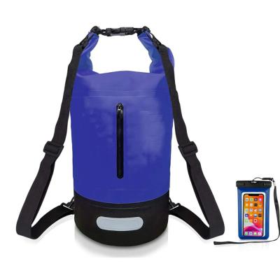 China Outdoor Camping Hiking Traveling Waterproof Floating Backpack 5L/10L /20L/30L With Double Shoulder Strap Light Weight Dry Bags For Kayaking for sale