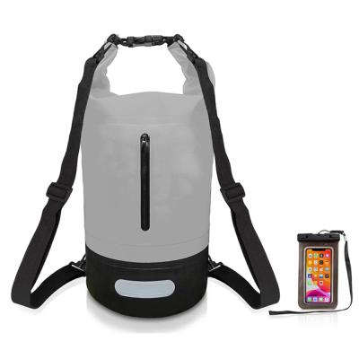 China Outdoor Camping Hiking Traveling Waterproof Floating Bag 30L With Double Shoulder Strap Light Weight Dry Bags For Kayaking for sale