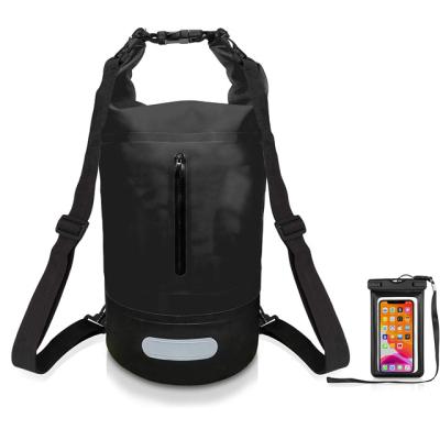 China Outdoor Camping Hiking Traveling Waterproof Floating Backpack 30L With Double Shoulder Strap Light Weight Dry Bags For Kayaking for sale