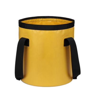 China Outdoor Gear Hiking New Design Folding Bucket 15L Outdoor Waterproof Custom Waterproof Bag For Camping Hiking for sale