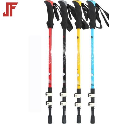 China EVA Trekking Poles for Increasing Folding Canes Lightweight Carbon Fiber Adjustable Walking Poles for sale