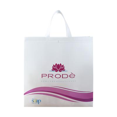 China Custom logo printed reusable non woven tote shopping bag for sale