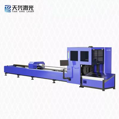 China VISION SYSTEM China Factory Price 1000W Stainless Steel Metal Pipe Tube CNC Fiber Laser Cutting Machine for sale