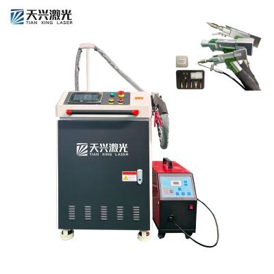 China Hotels Handheld Type Laser Welding Machine Portable Laser Welders 1000W 1500W 2000W Welding Machine 3 in 1 for sale