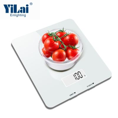 China WITH LID kitchen scale LCD display kitchen scale tuya blue white digital electronic smart kitchen scale blue tooth for sale