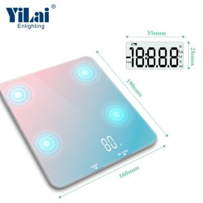 China WITH LID 5kg capacity kitchen nutrition food kitchen blue scale blutooth smart modern smart kitchen scale smart led kitchen scale for sale