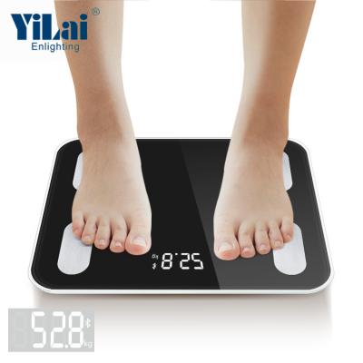 China Morden Amazon Health Body Fat Analyzer Balanza Bascula Smart Electronica Merchandise Weighing Mini Digital Scales 2020 for sale