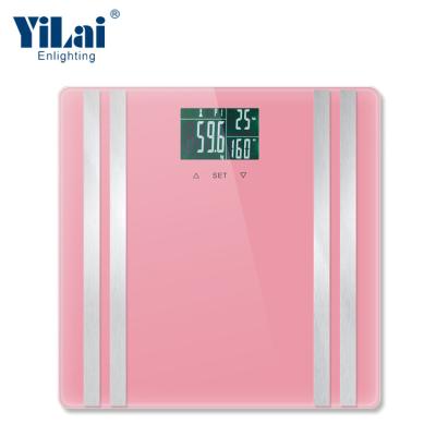 China Healthy Analytical Scale 180KG 400LB Digital Backlight Muscle BMI Weight Measurement Household Fitness LCD Display Body Fat Balance Scale for sale