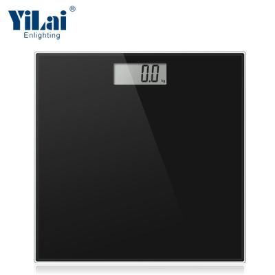 China Bathroom Scales Black Color Bathroom Scale Kg Pound Electronic Digital Bathroom Scale With Led Display 180kg Bathroom Scale for sale