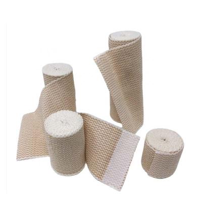 China Spandex/Cotton Pattern Bandage Stripe Elastic Bandages With Hook Latex And No Latex Compression High Quality Bandage for sale