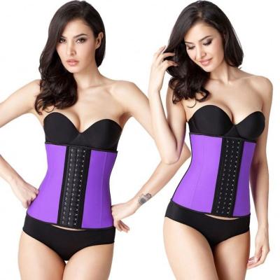 China LIGHTWEIGHT CONSTRUCTION Antibacterial Sexy Mature Women Custom Logo Waist Trainer No Zipper Orthopedic Corset for sale