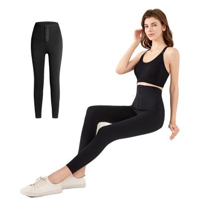 China LIGHTWEIGHT CONSTRUCTION GOOD QUALITY Antibacterial Waist Band and Thigh Vintage Body Shaper Invest Waist Trainer Woman Sweat Connection Waist Trainer Legging for sale