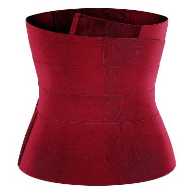 China LIGHTWEIGHT CONSTRUCTION Antibacterial Women Waist Trainer Plus Waist Trimmer Belt Weight Loss Wrap Custom Logo Workout Waist Sweat Belt for sale