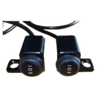 China Mini LED Lamp Switch Motorcycle Plastic Waterproof Engine Push Button Switch for sale