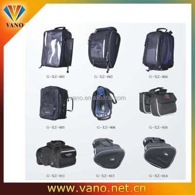 China Black PVC Motorcycle Accessories Luggage Side Bag , Saddle Bag for sale