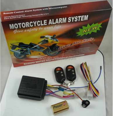 China Low Voice Security Motorcycle Alarm System M558P-2R5001 Motorcycle Wireless Alarm System for sale