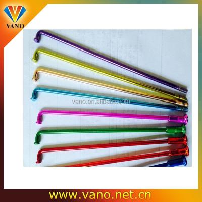 China Various Color Straight / Folding Spoke With Nipple For Scooter Motorcycle Spoke Nipples for sale