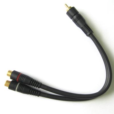 China female 2 to 1 male audio cable cheap 2 female to 1 male audio cable for sale