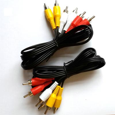 China JD12-AV061 DVD Player 2.6mm RCA Audio Video Cable 2.6mm, 3*4mm for sale