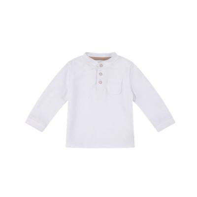 China 100% Breathable Cotton Spring And Sand Collar Toddler Baby Boy Shirt- Autumn Long Sleeve for sale