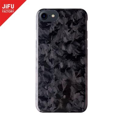 China Slim unique workmanship carbon pattern fiber forged pattern carbon fiber cell phone case carbon fiber phone case for iPhone 6/7/8 for sale