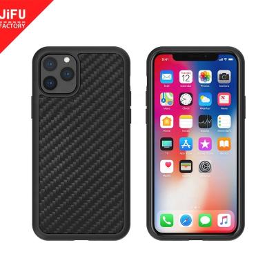 China Ultra-thin 2019 best selling carbon fiber products ultra-thin glossy finished carbon fiber phone case for Iphone11/11 Pro/11 Pro Max for sale