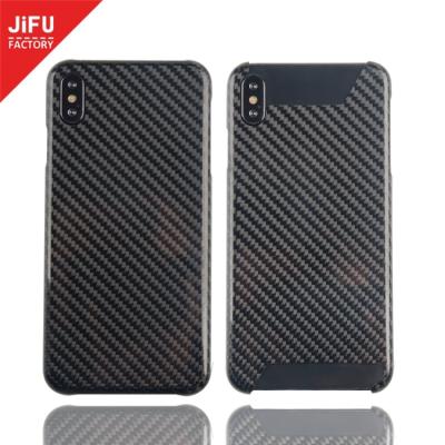 China 2019 Hot Carbon Fiber Cell Phone Cover 3K Twill Carbon Fiber Phone Accessories 100% Glossy Or Matte Outdoor Phone Case For iPhone X/XS for sale