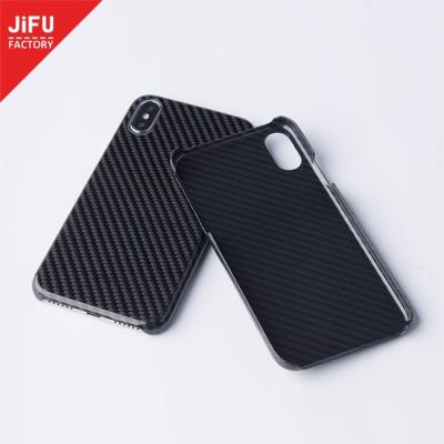 China Hot-selling Glossy Outdoor Carbon Fiber Phone Cover Mobile Phone Accessories 3K Twill Full Cover Phone Case For iPhone X/XR for sale