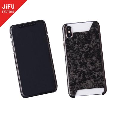 China Newest Slim Glossy Surface Forged Carbon Fiber Phone Case For iPhone Xs for sale