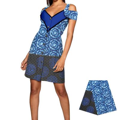 China Yibaoli 2021well cotton made african print kitenge dress designs for african womne african wax dresses real ankara dress for sale