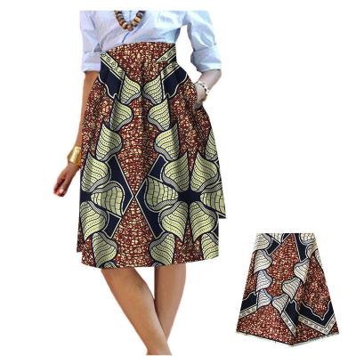 China African Hot Selling African Wax Print Cotton Fabric Kitenge Dress Designs African Ankara Real Cotton Women's Trims for sale