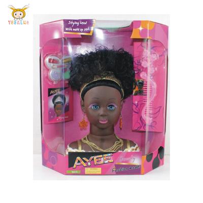 China Wholesale 2022 New Product Nathaniel African American Soft Lovely Funny Girl Head Toys Silicone Doll for sale