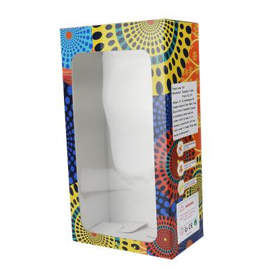 China Recyclable Africa color box for 12inches doll, standing color box for 30CM doll, 12inches doll color box for sale