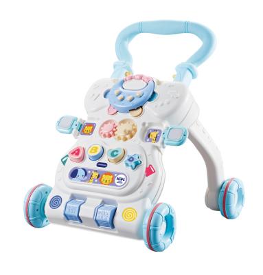 China Mini Toy Educational Toy Baby Walker with Wheels and Music Flashing Light Walker for Baby Kids for sale