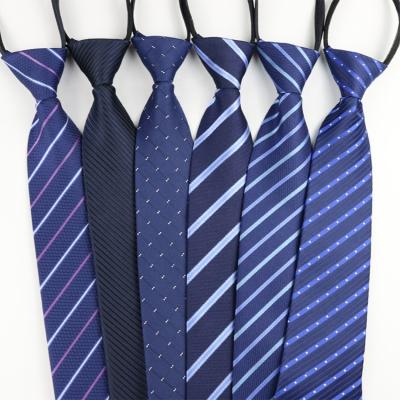 China Good Price Trade School Ready To Ship Zipper Ties Polyester Ties 48cm*8cm for sale