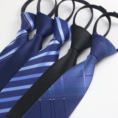 China Factory Manufactured Ready To Ship Polyester Boys Zipper Ties 48cm*8cm for sale