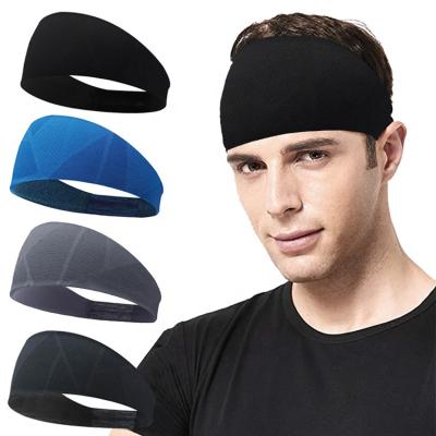 China Sporty Men's Running Headband, Headband Sports Headband For Running, Cycling, Basketball, Yoga, Fitness Workout Stretchy Unisex Headband for sale