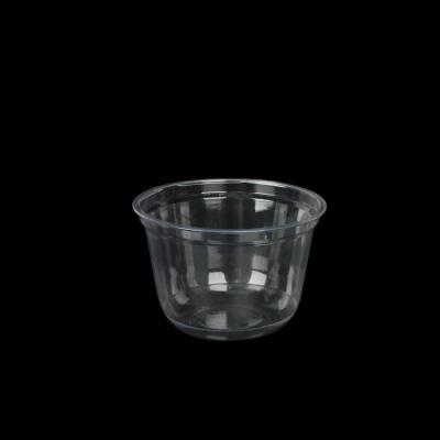 China LOKYO Eco-Friendly Disposable Customized Disposable Juice Plastic U Bag Containers Ice Cream Bubble Tea Cup Cups With Cover for sale