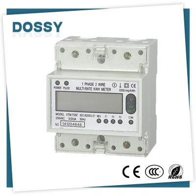 China Hot sale single phase 2 wires din rail energy meter electrictiy meter for sale