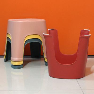 China Convertible Low Lightweight Stacking Stools For Kids Children PP Plastic Material for sale