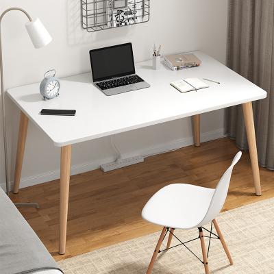 China White Extendable Gaming Computer Desk For Adults Simple Design Wooden Table for sale