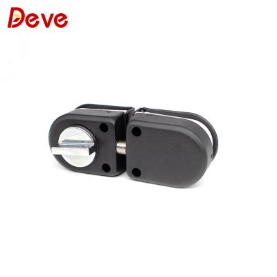 China Suitable for general used 10-12 mm toilet key aluminum sliding door lock for sale