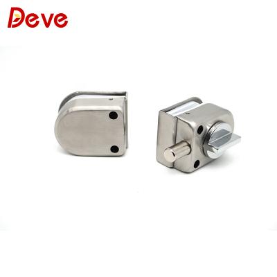 China Suitable for 10-12 mm Europe container security door lock North American gold door locks for glass doors for sale