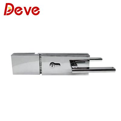 China Hardware Lock Sliding Door Handle Zinc Alloy Construction Glass Lock for sale