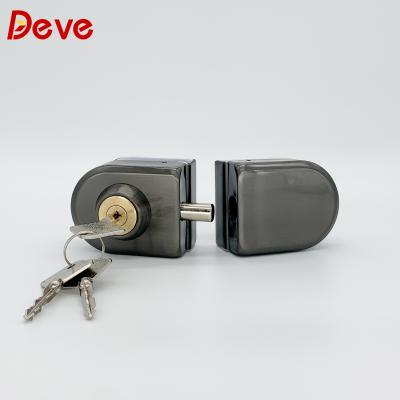 China Glass to shopping mall glass sensitive glass door single side lock for sale